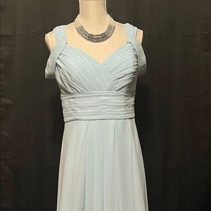 Sky Blue Bridesmaids Dress